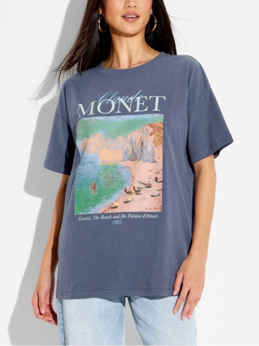 NWT -Special Thanks T-shirt - Claude Monet Étretat